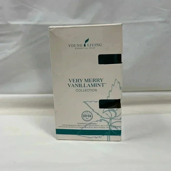 Never Opened Young Living Vanilla Mint Body Butter and Sea Salt Scrub NEW Sealed